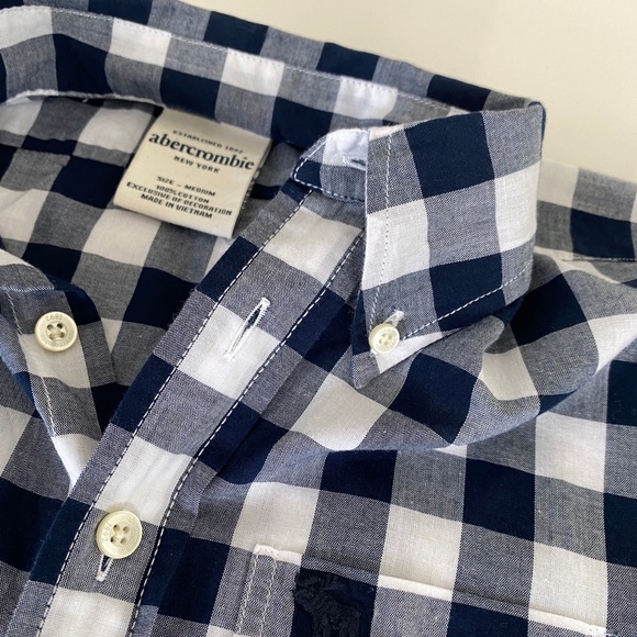 Abercrombie & Fitch Boys Med Dress Shirt A & F - Picture 5 of 9